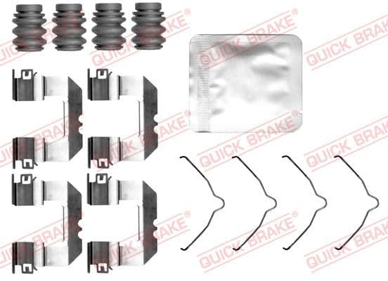 Set accesorii, placute frana QUICK BRAKE 109-0191