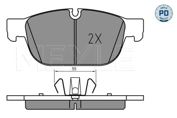 set placute frana,frana disc MEYLE -PD: Advanced performance and design. 025 223 1719/PD