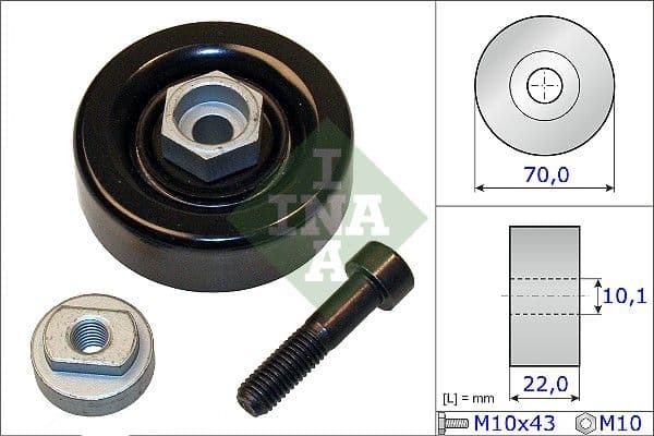 rola intinzator,curea transmisie Schaeffler INA 531 0864 10