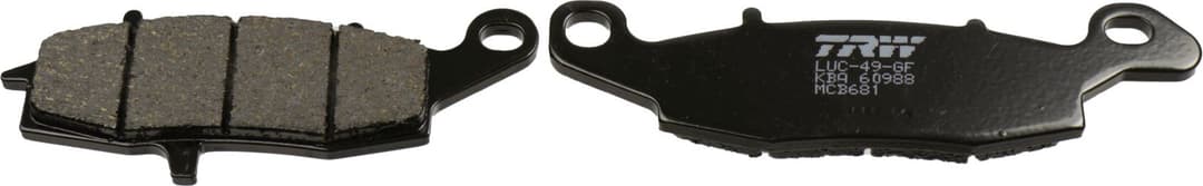 set placute frana,frana disc TRW MCB681