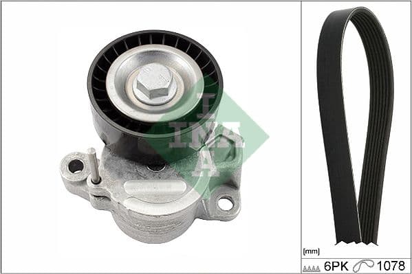 Set curea transmisie cu caneluri Schaeffler INA 529 0235 10