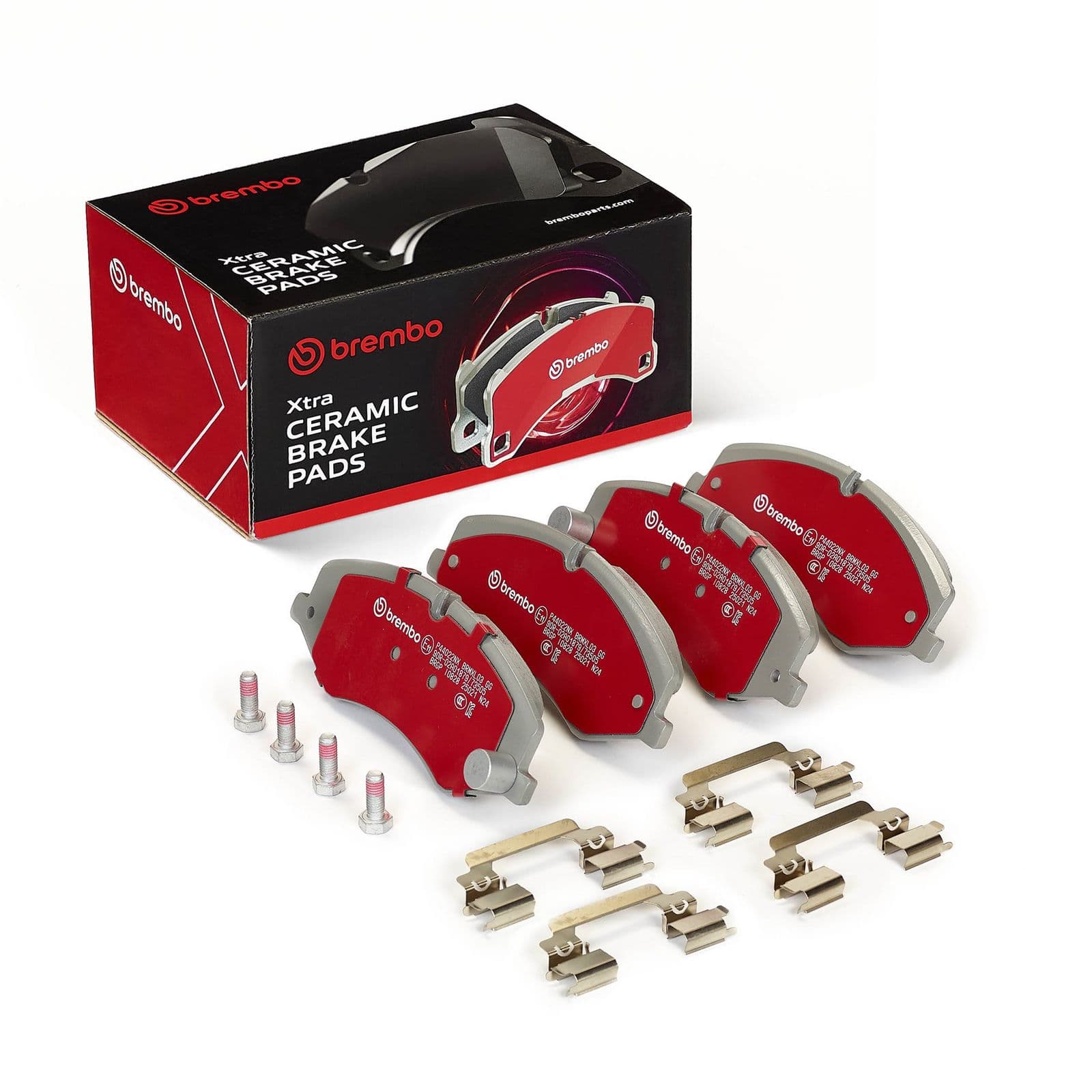 set placute frana,frana disc BREMBO P44022NX