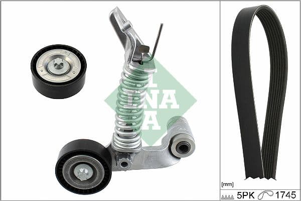 Set curea transmisie cu caneluri Schaeffler INA 529 0319 10