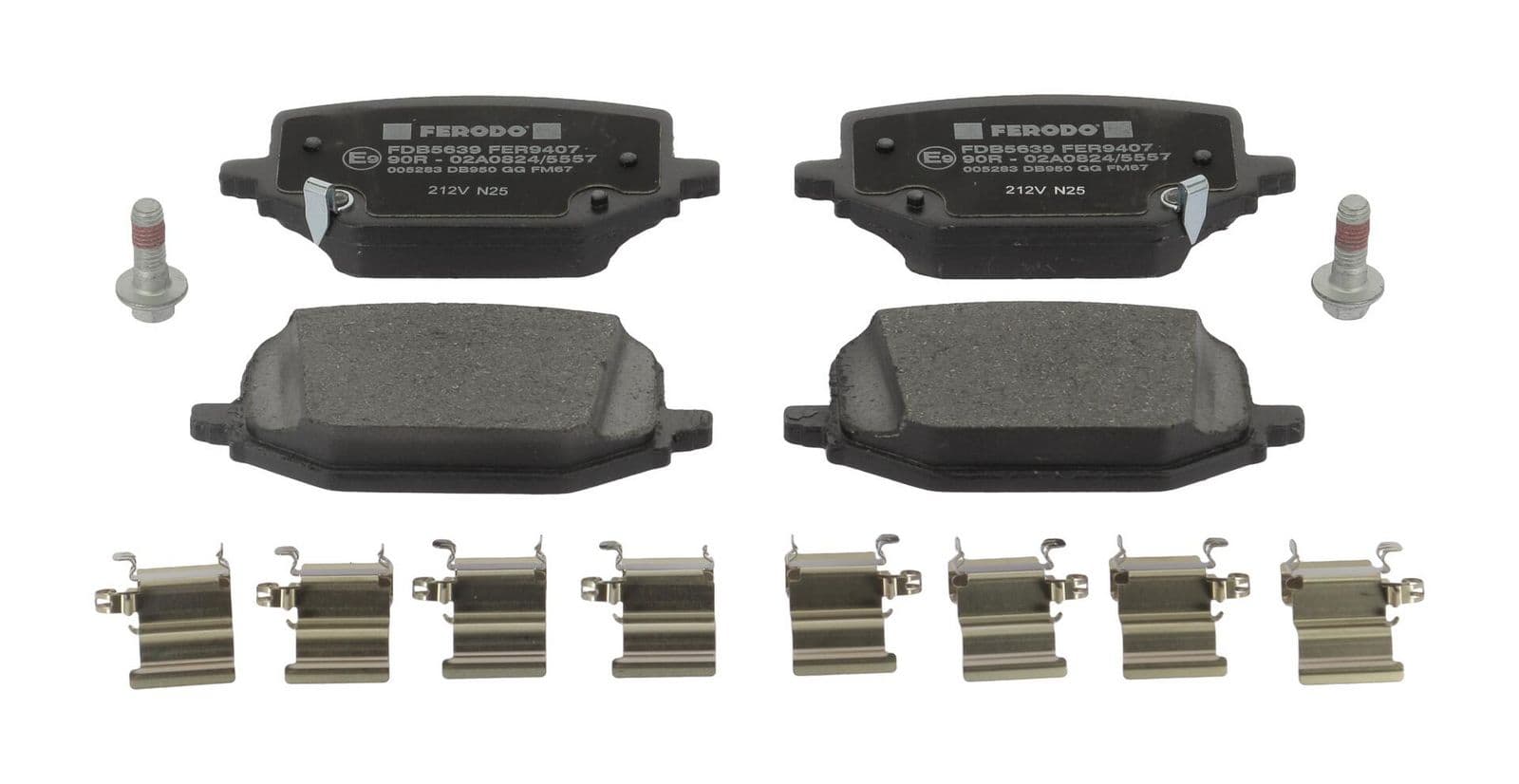 set placute frana,frana disc FERODO FDB5639