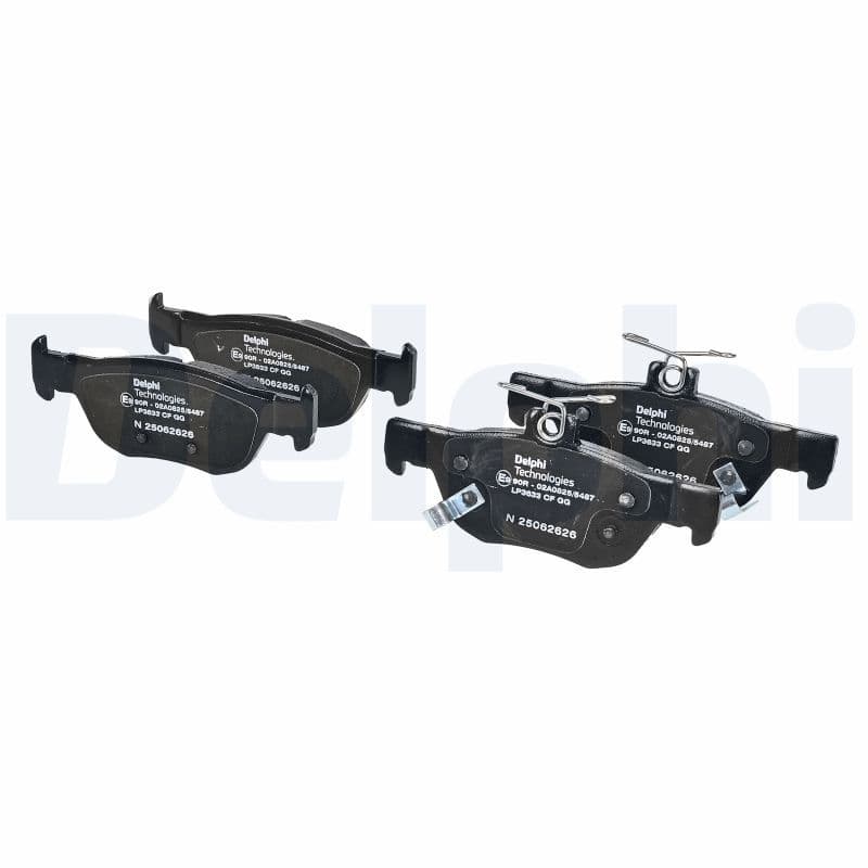 set placute frana,frana disc DELPHI LP3633