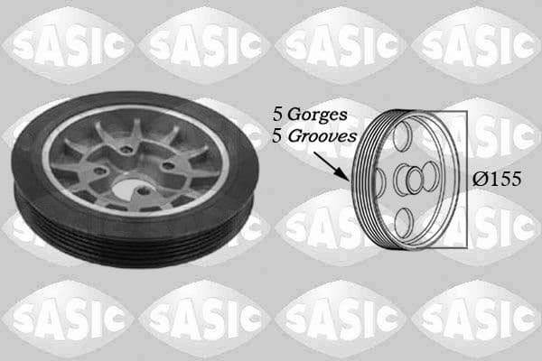 Fulie curea, arbore cotit SASIC 2156007