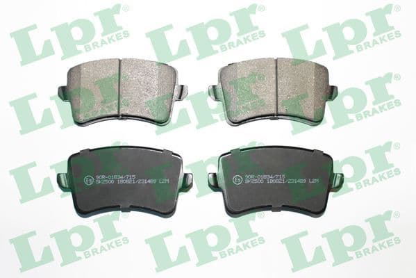 set placute frana,frana disc LPR 05P1489