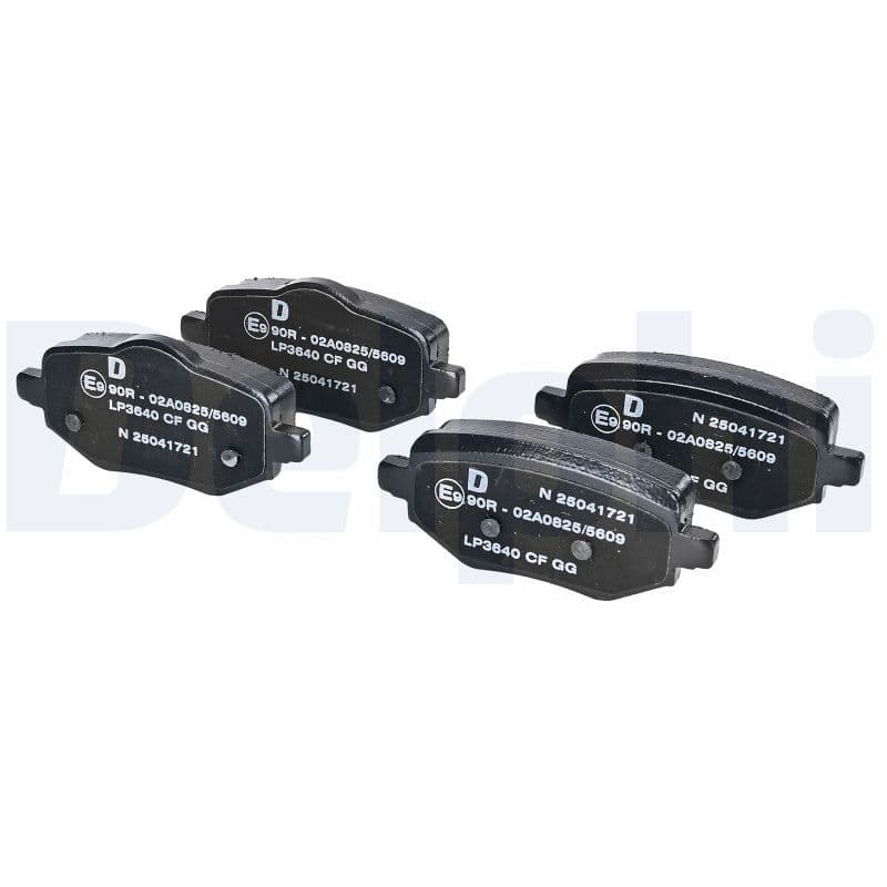 set placute frana,frana disc DELPHI LP3640