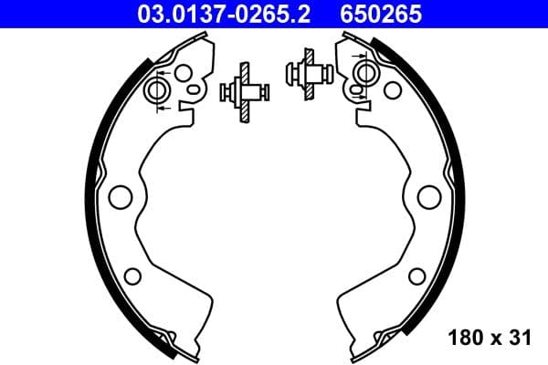 Set saboti frana ATE 03.0137-0265.2