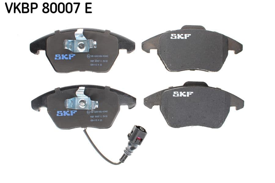 set placute frana,frana disc SKF VKBP 80007 E