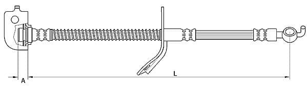 Furtun frana METZGER 4110736