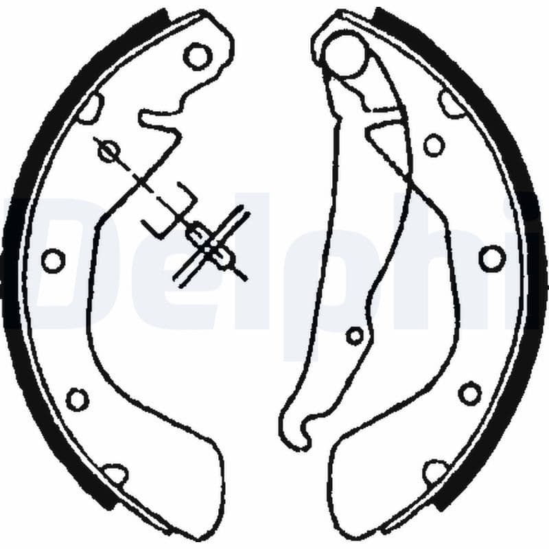 Set saboti frana DELPHI LS1622