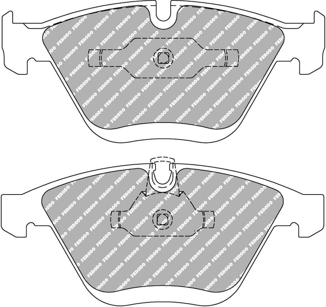 set placute frana,frana disc FERODO FCP1628W