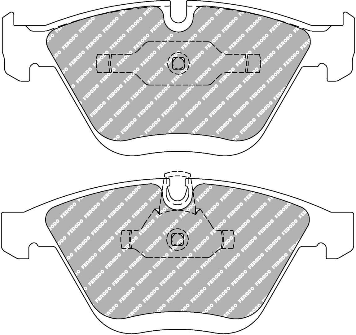 set placute frana,frana disc FERODO FCP1628W