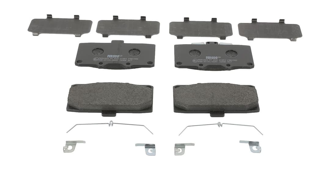 set placute frana,frana disc FERODO FDB1982