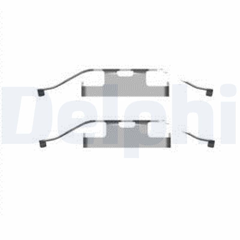 Set accesorii, placute frana DELPHI LX0596