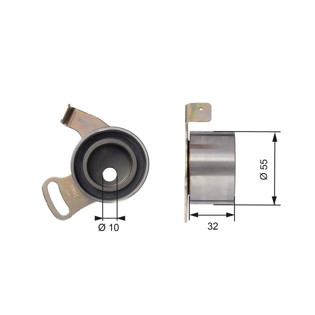 rola intinzator,curea distributie GATES PowerGrip™ T41168