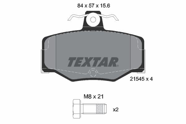 set placute frana,frana disc TEXTAR Q+ 2154501