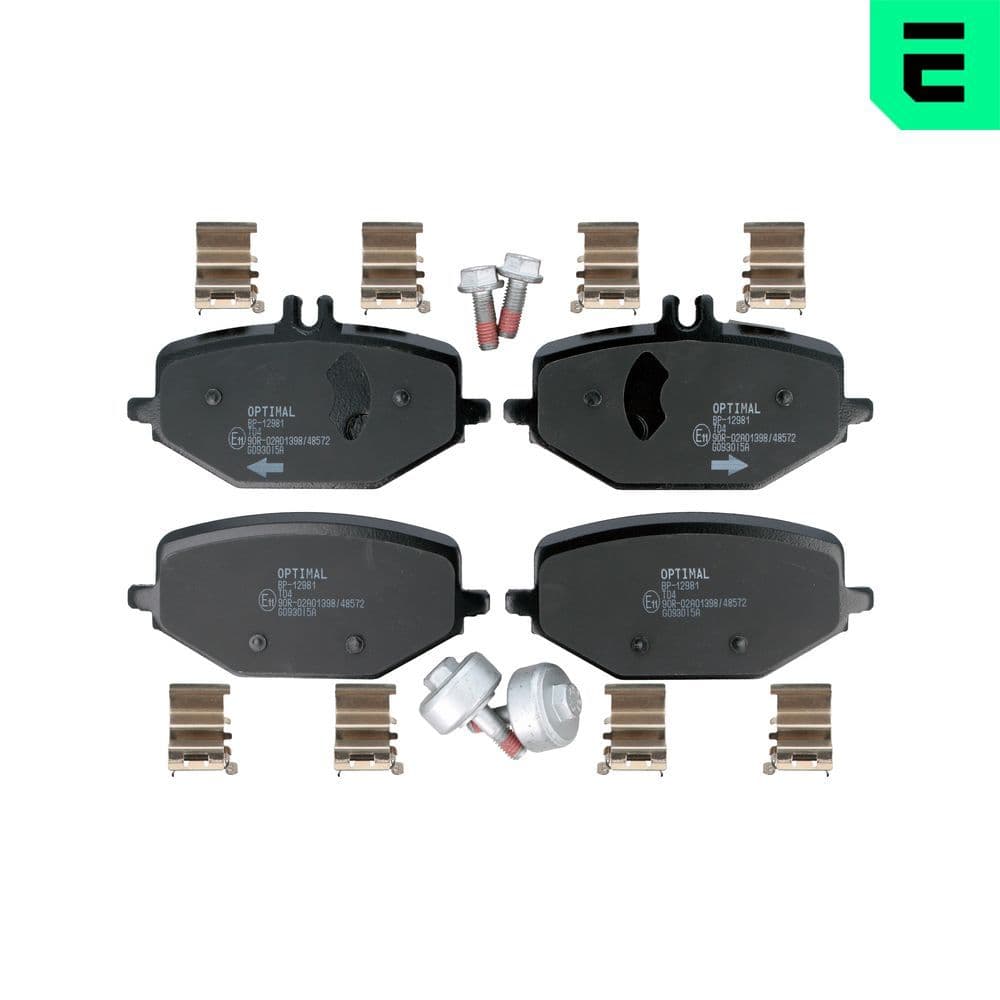 set placute frana,frana disc OPTIMAL BP-12981