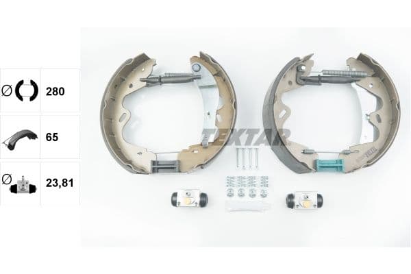 Set saboti frana TEXTAR Shoe Kit Pro 84065100