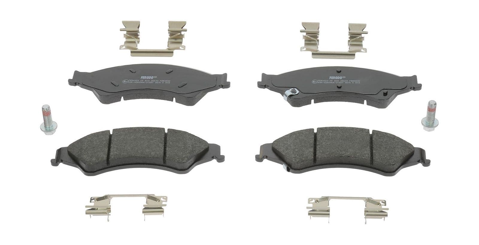 set placute frana,frana disc FERODO PREMIER ECO FRICTION FDB4832