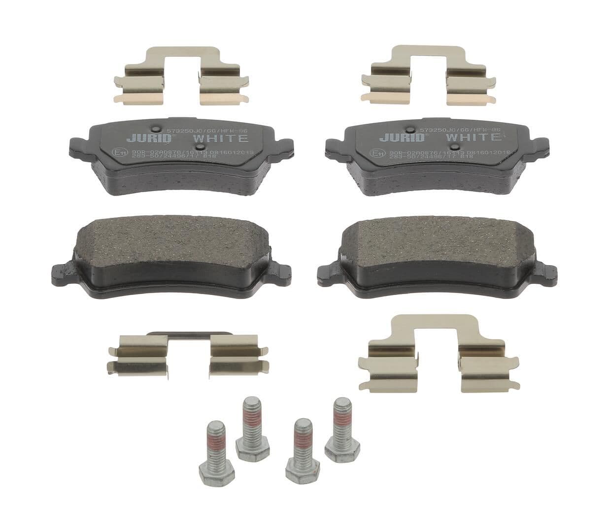 set placute frana,frana disc JURID White Low Dust 573250JC