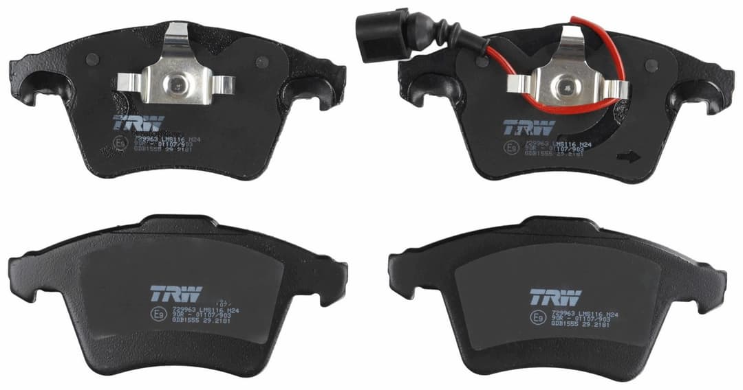 set placute frana,frana disc TRW GDB1555