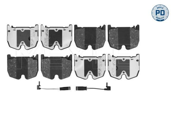 set placute frana,frana disc MEYLE -PD: Advanced performance and design. 025 235 4117/PD