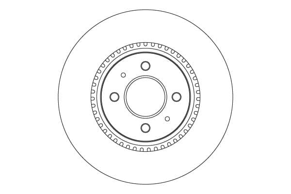 Disc frana TRW DF6025