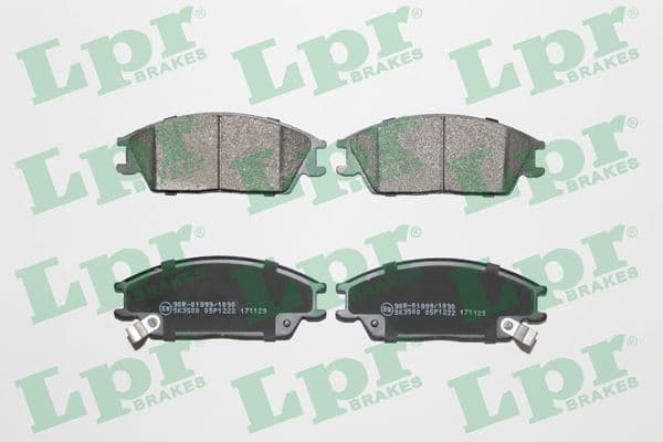 set placute frana,frana disc LPR 05P1222