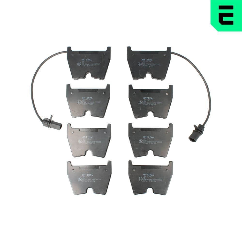 set placute frana,frana disc OPTIMAL BP-12517