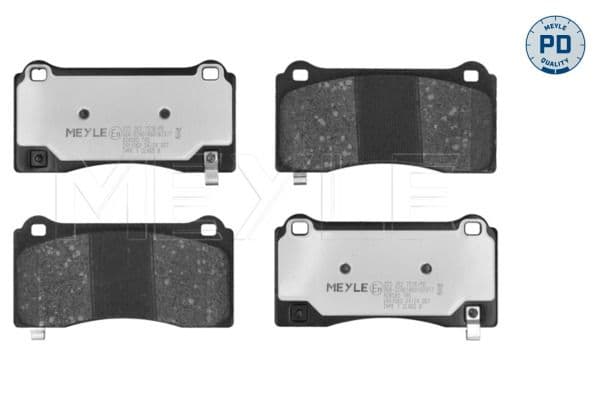 set placute frana,frana disc MEYLE -PD: Advanced performance and design. 025 262 7516/PD