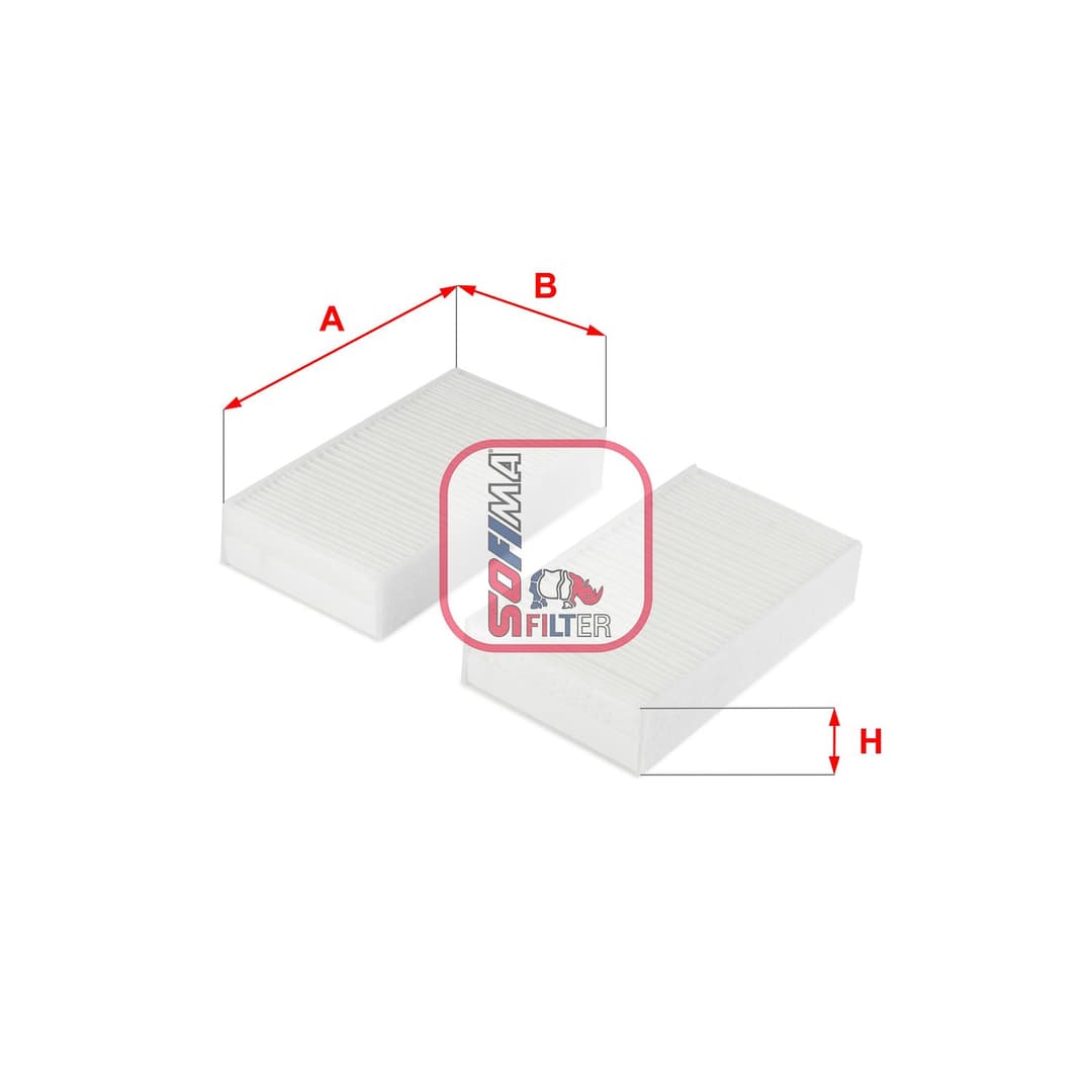 Filtru, aer habitaclu SOFIMA S 3253 C