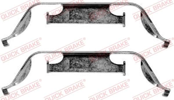 Set accesorii, placute frana QUICK BRAKE 109-1222