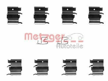 Set accesorii, placute frana METZGER 109-1244