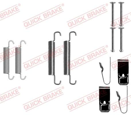 set accesorii, saboti frana parcare QUICK BRAKE 105-0890