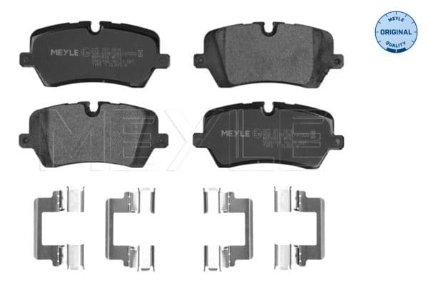 set placute frana,frana disc MEYLE -ORIGINAL: True to OE. 025 257 2016