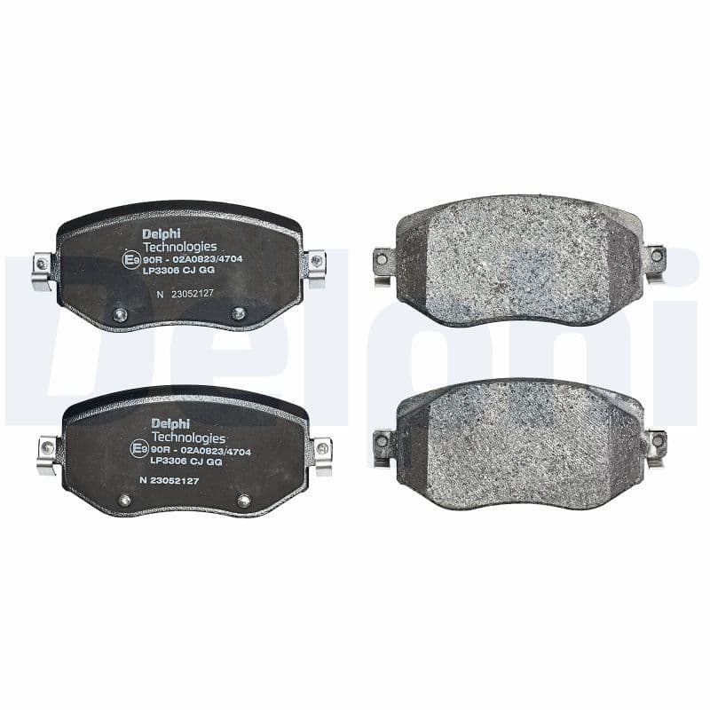 set placute frana,frana disc DELPHI LP3306