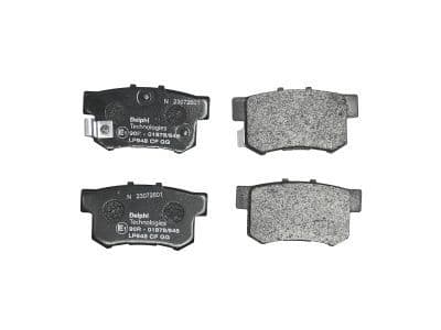 set placute frana,frana disc DELPHI LP948