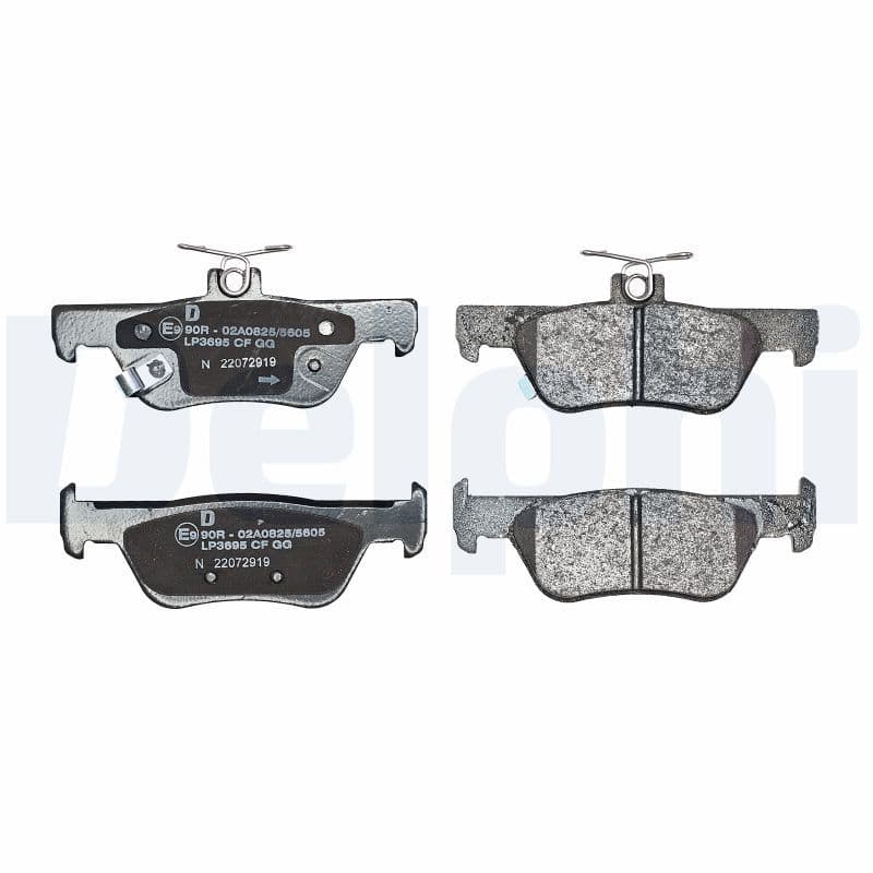 set placute frana,frana disc DELPHI LP3695