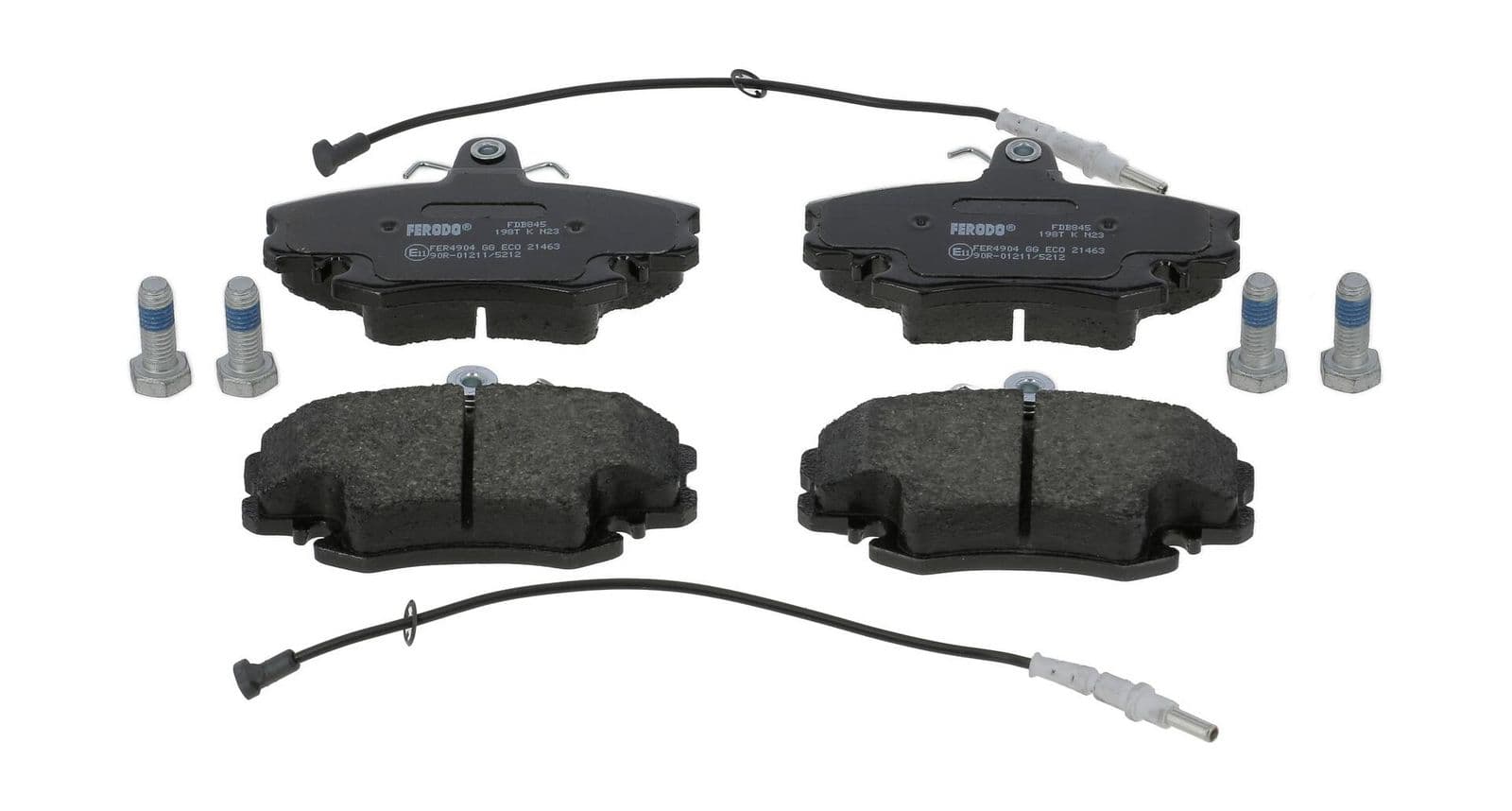 set placute frana,frana disc FERODO PREMIER ECO FRICTION FDB845