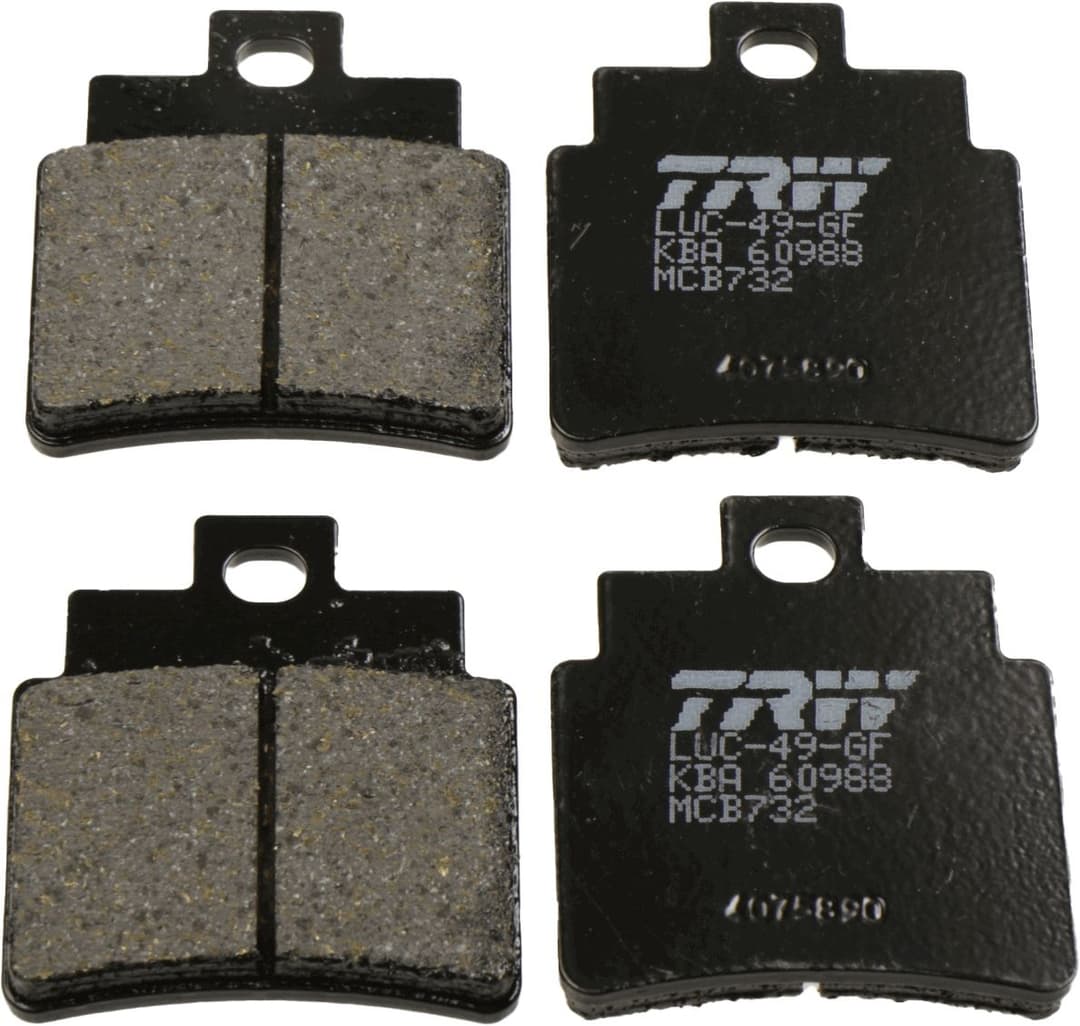 set placute frana,frana disc TRW Organic Allround MCB732