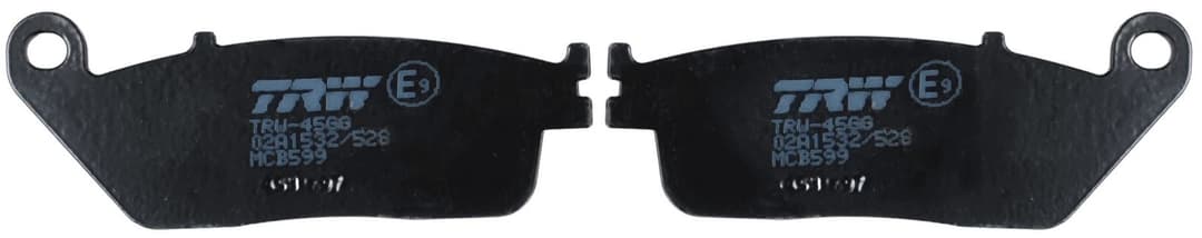 set placute frana,frana disc TRW MCB599