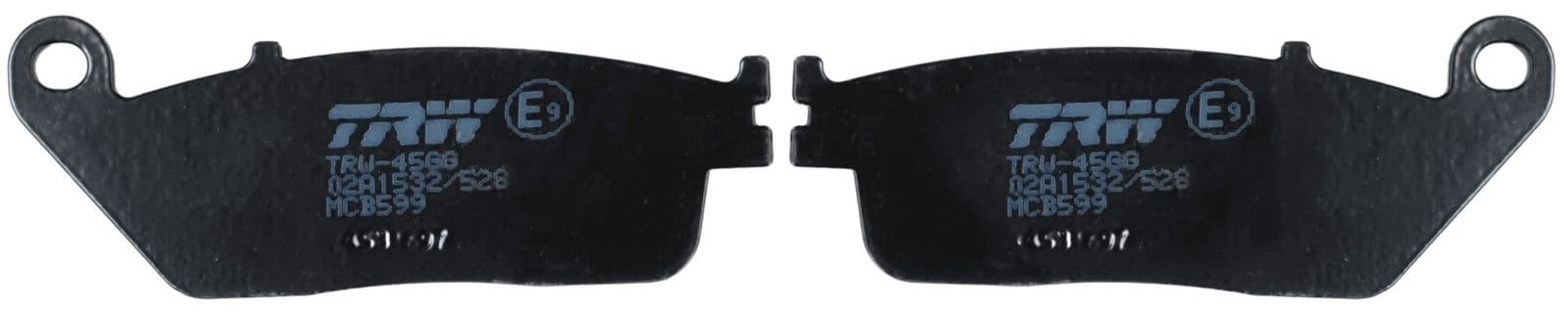 set placute frana,frana disc TRW MCB599