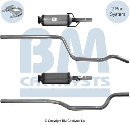 Filtru funingine/particule, sist.de esapament BM CATALYSTS BM11062