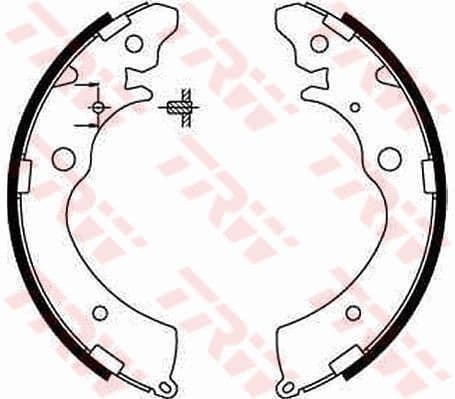 Set saboti frana TRW GS8559