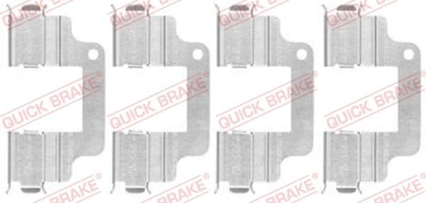 Set accesorii, placute frana QUICK BRAKE 109-1740