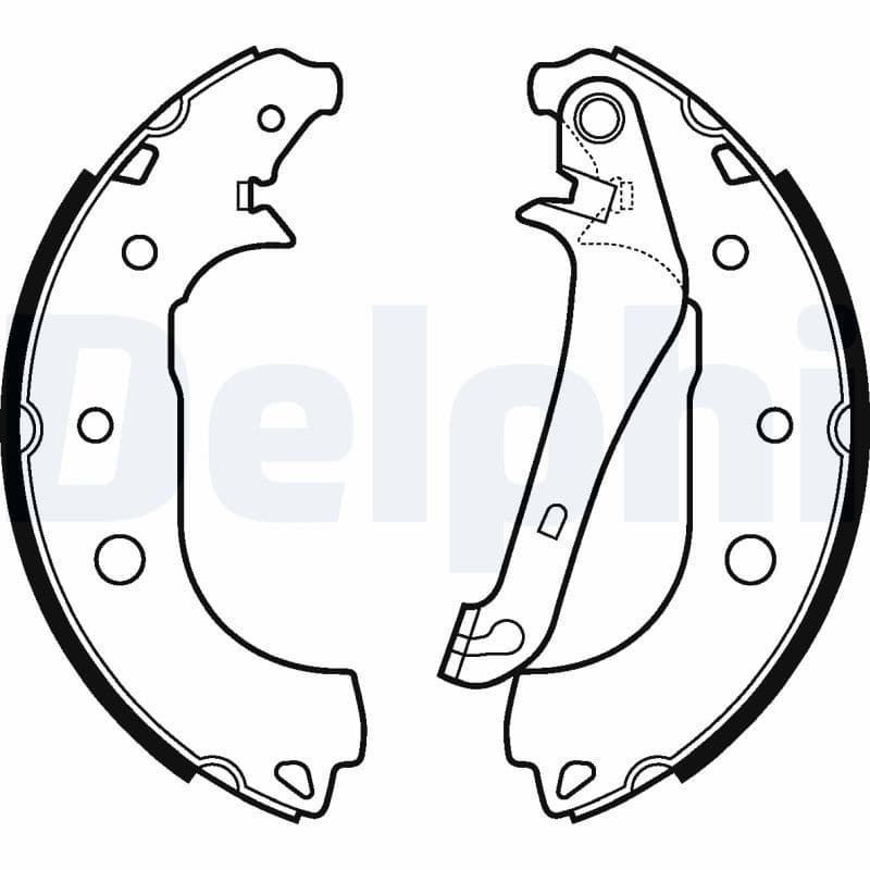 Set saboti frana DELPHI LS2108