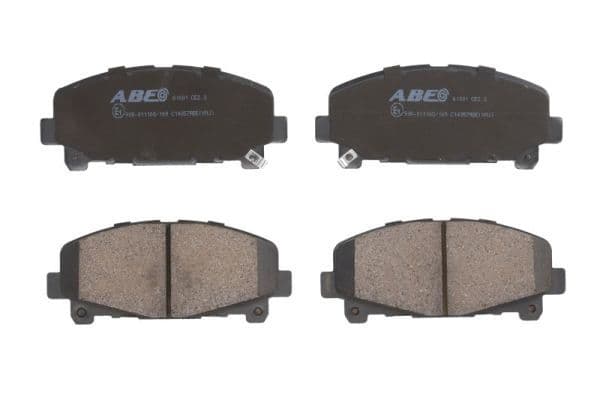 set placute frana,frana disc ABE C14057ABE