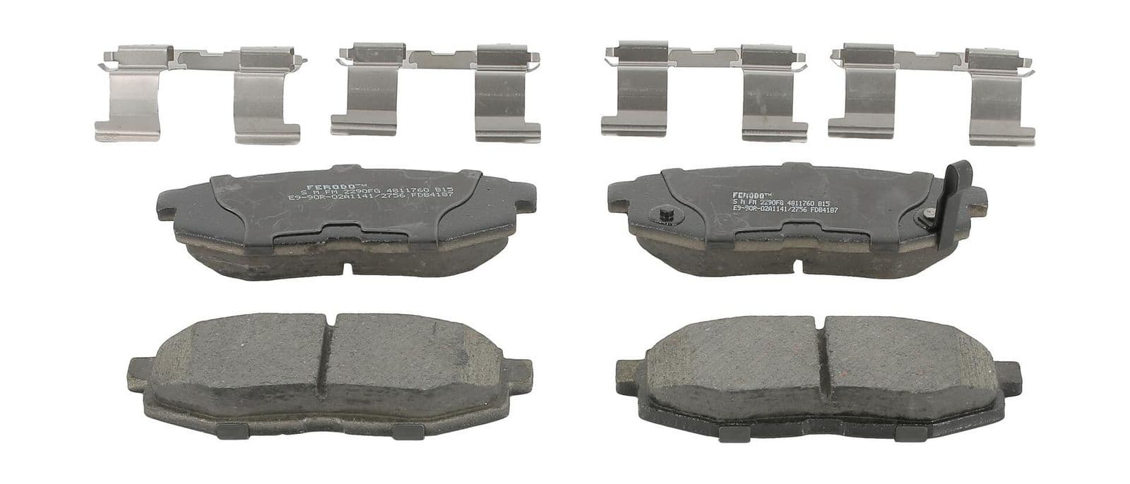 set placute frana,frana disc FERODO PREMIER FDB4187